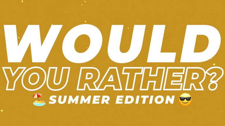 Would You Rather Summer Edition, Youth Group Game