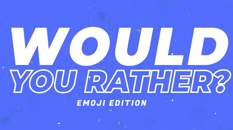 Would You Rather Emoji Edition, Youth Group Game